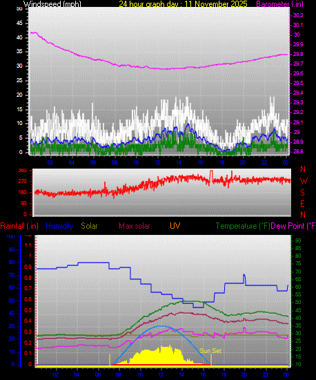 24 Hour Graph for Day 11