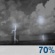 Monday Night: Showers And Thunderstorms Likely
