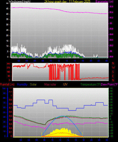 24 Hour Graph for Day 11