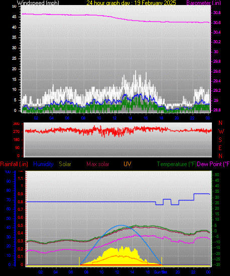 24 Hour Graph for Day 19