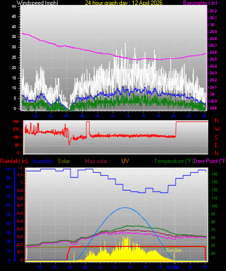 24 Hour Graph for Day 12