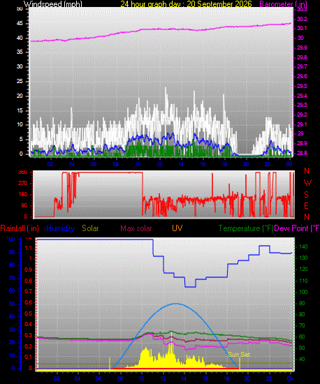 24 Hour Graph for Day 20