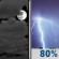 Tonight: Rain showers between 1am and 4am, then showers and thunderstorms. Mostly cloudy, with a low around 53. South southwest wind 0 to 10 mph. Chance of precipitation is 80%. New rainfall amounts between a quarter and half of an inch possible. Tonight: Mostly Cloudy then Showers And Thunderstorms