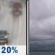 Sunday: Slight Chance Light Rain then Cloudy