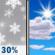 Sunday: Chance Light Snow then Mostly Sunny
